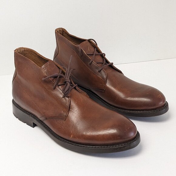 Frye Bowery Chukka Boots, Cognac Leather, Men's M